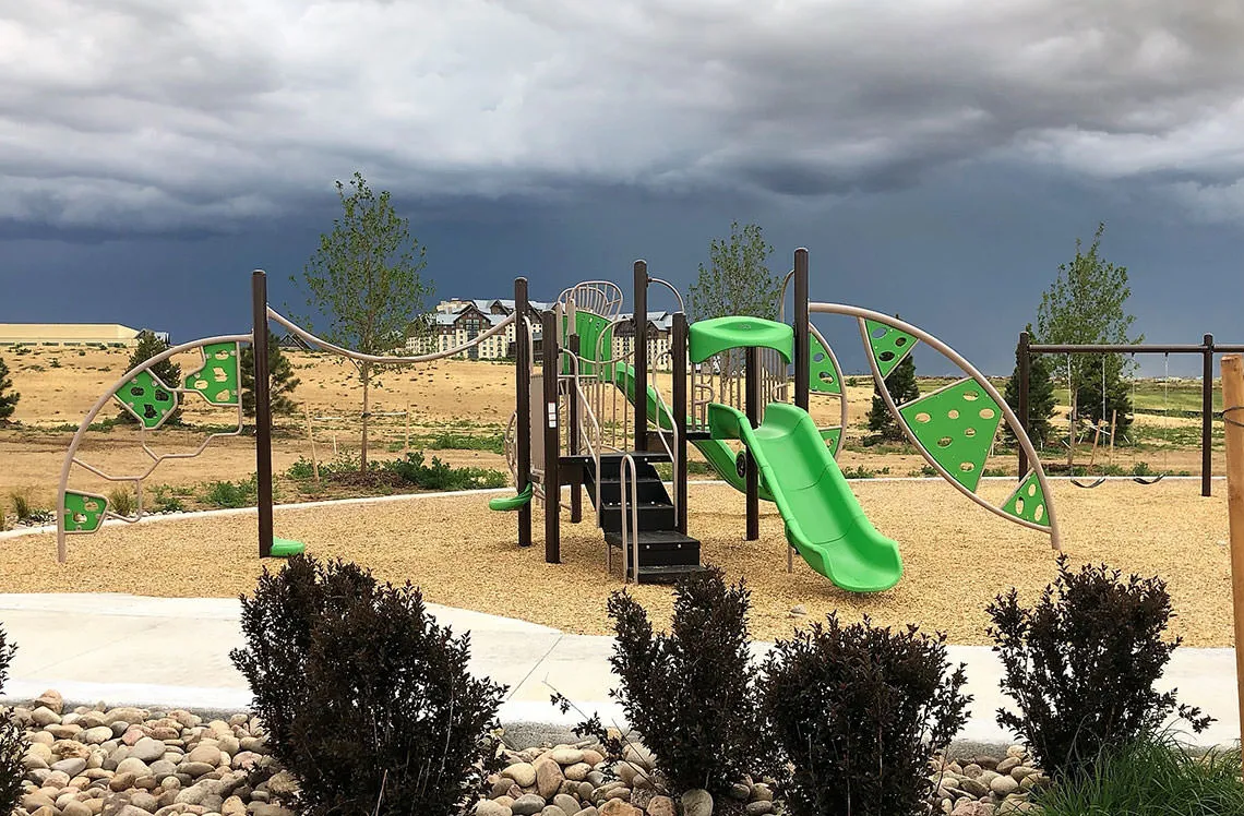 Community playground at High Point Playground